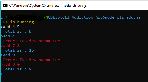 Create CLI application in nodejs Create CLI application in nodejs