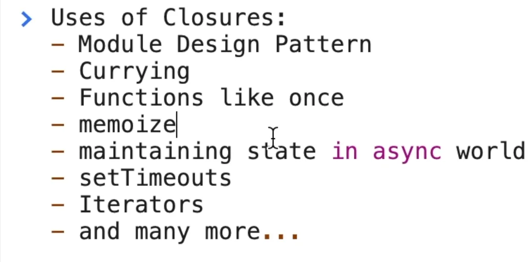 What are the Closures in JavaScript? What are the Closures in JavaScript?