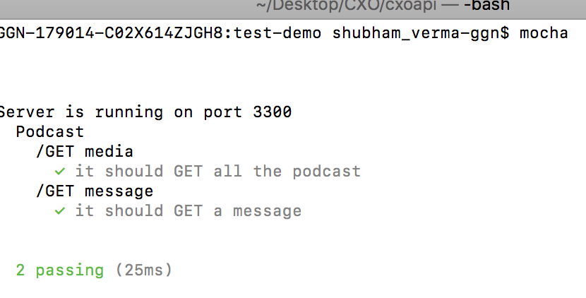 Write Test Cases for your node app using mocha Write Test Cases for your node app using mocha
