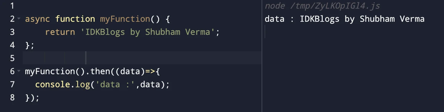Async and Await in Node.js | Async in IIFE Async and Await in Node.js | Async in IIFE