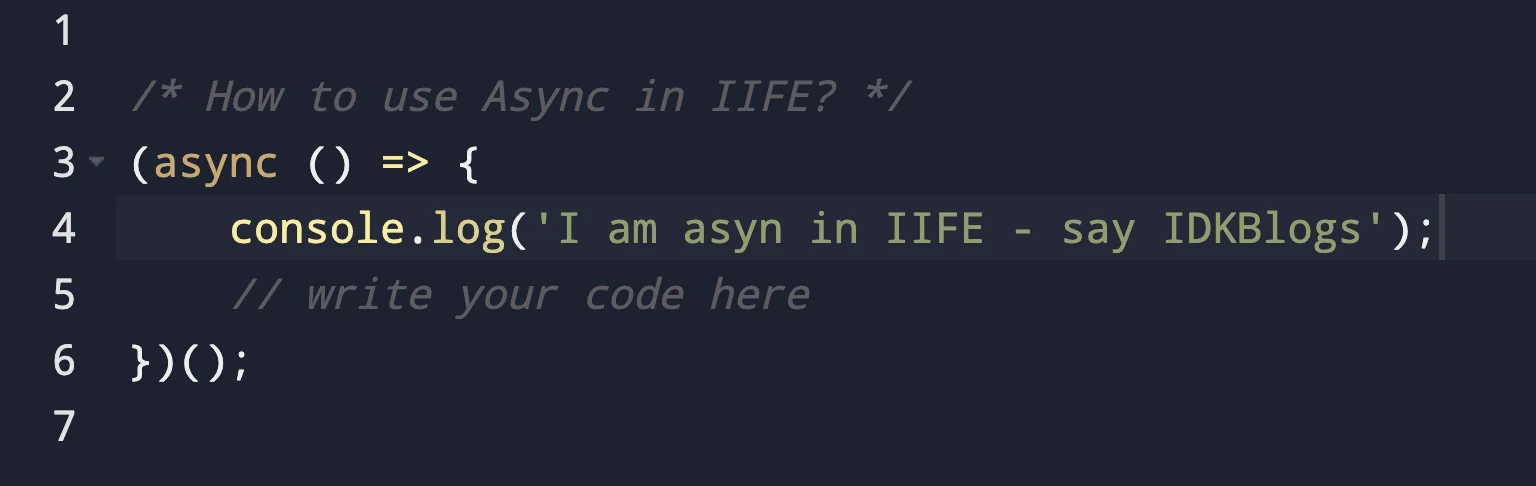 Async and Await in Node.js | Async in IIFE Async and Await in Node.js | Async in IIFE