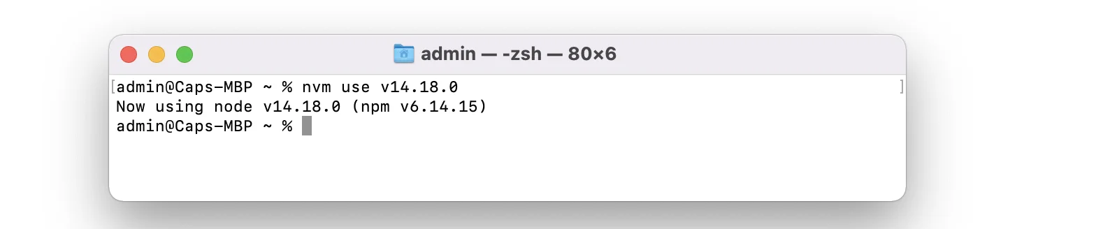 Install NVM in Macbook to manage your node versions Install NVM in Macbook to manage your node versions