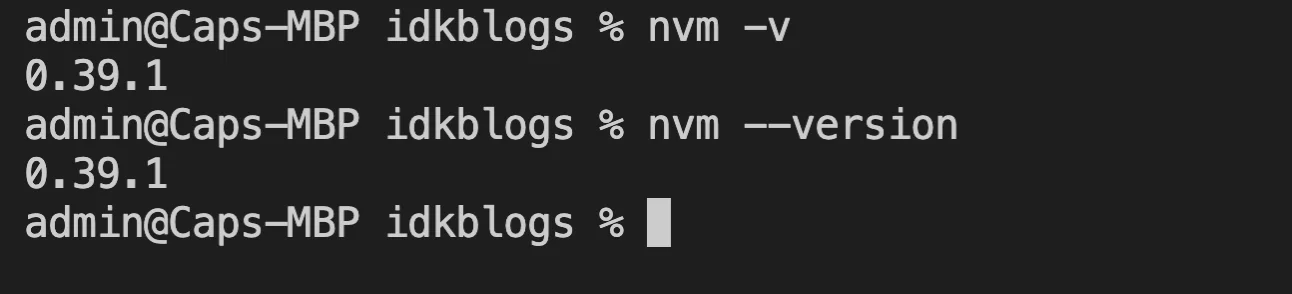 Install NVM in Macbook to manage your node versions Install NVM in Macbook to manage your node versions
