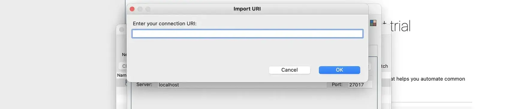 Connect MongoDB remote database using RoboMongo and URI Connect MongoDB remote database using RoboMongo and URI