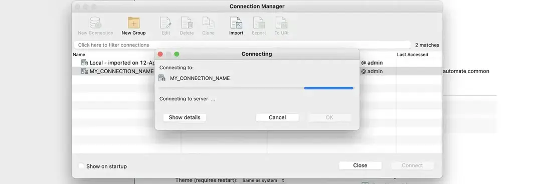 Connect MongoDB remote database using RoboMongo and URI Connect MongoDB remote database using RoboMongo and URI