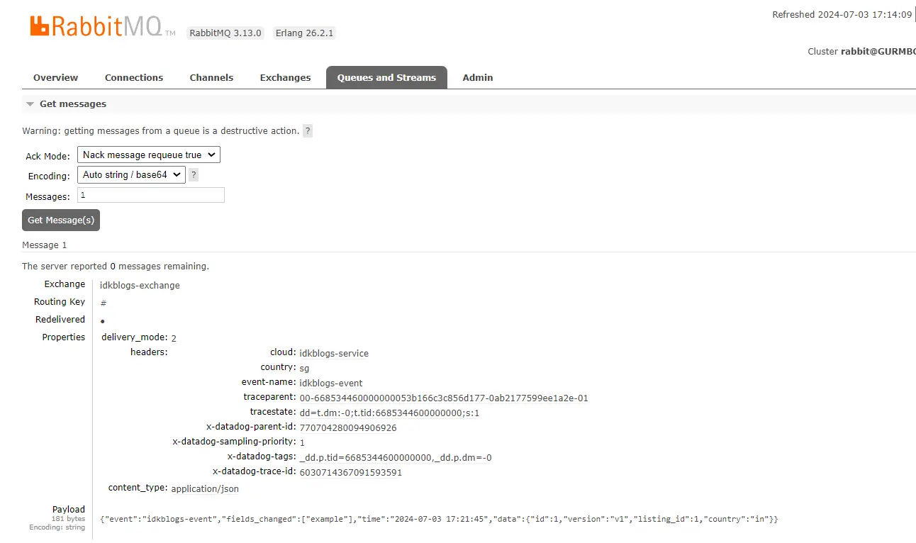 Implement RabbitMQ step by step in NestJS application Implement RabbitMQ step by step in NestJS application