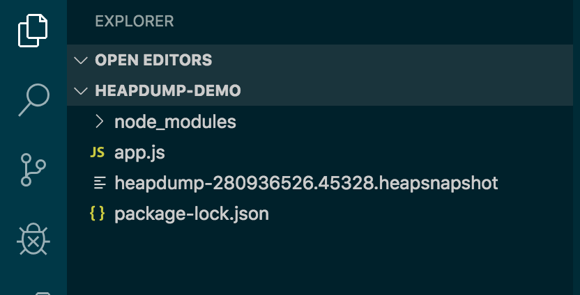 Create a Dump of the V8 Heap and Inspect It for Your Node App Create a Dump of the V8 Heap and Inspect It for Your Node App