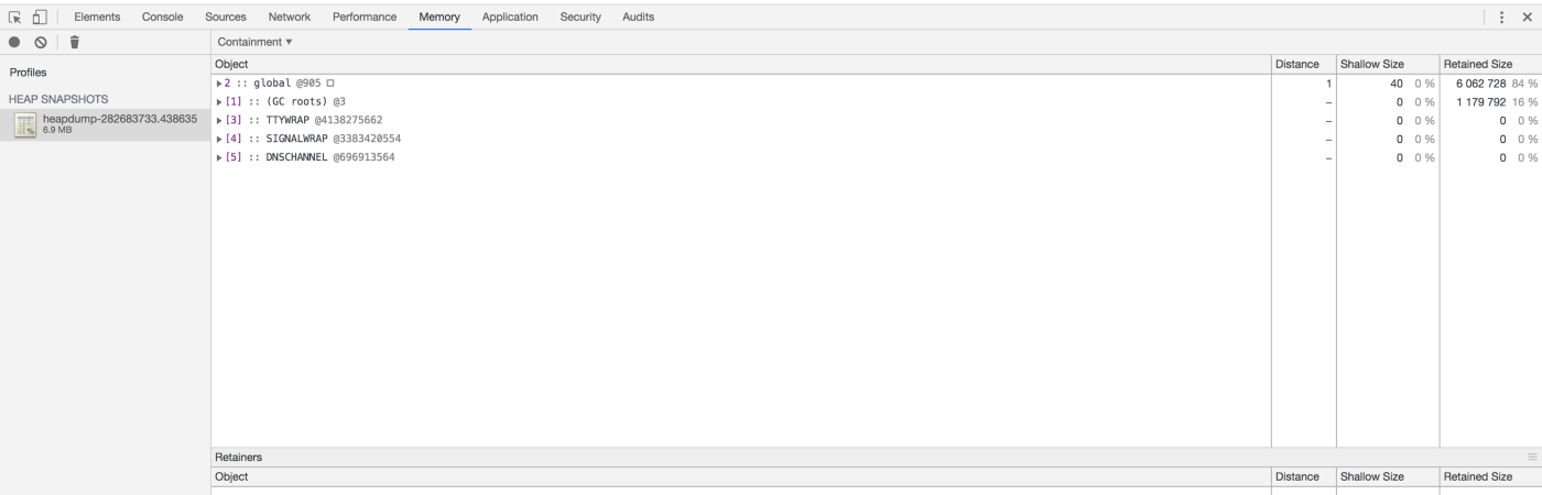 Create a Dump of the V8 Heap and Inspect It for Your Node App Create a Dump of the V8 Heap and Inspect It for Your Node App