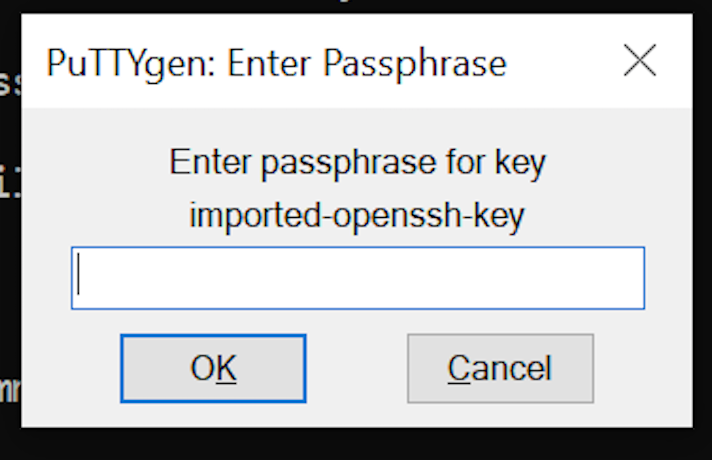 Convert .ppk file to .pem file using putyygen Convert .ppk file to .pem file using putyygen