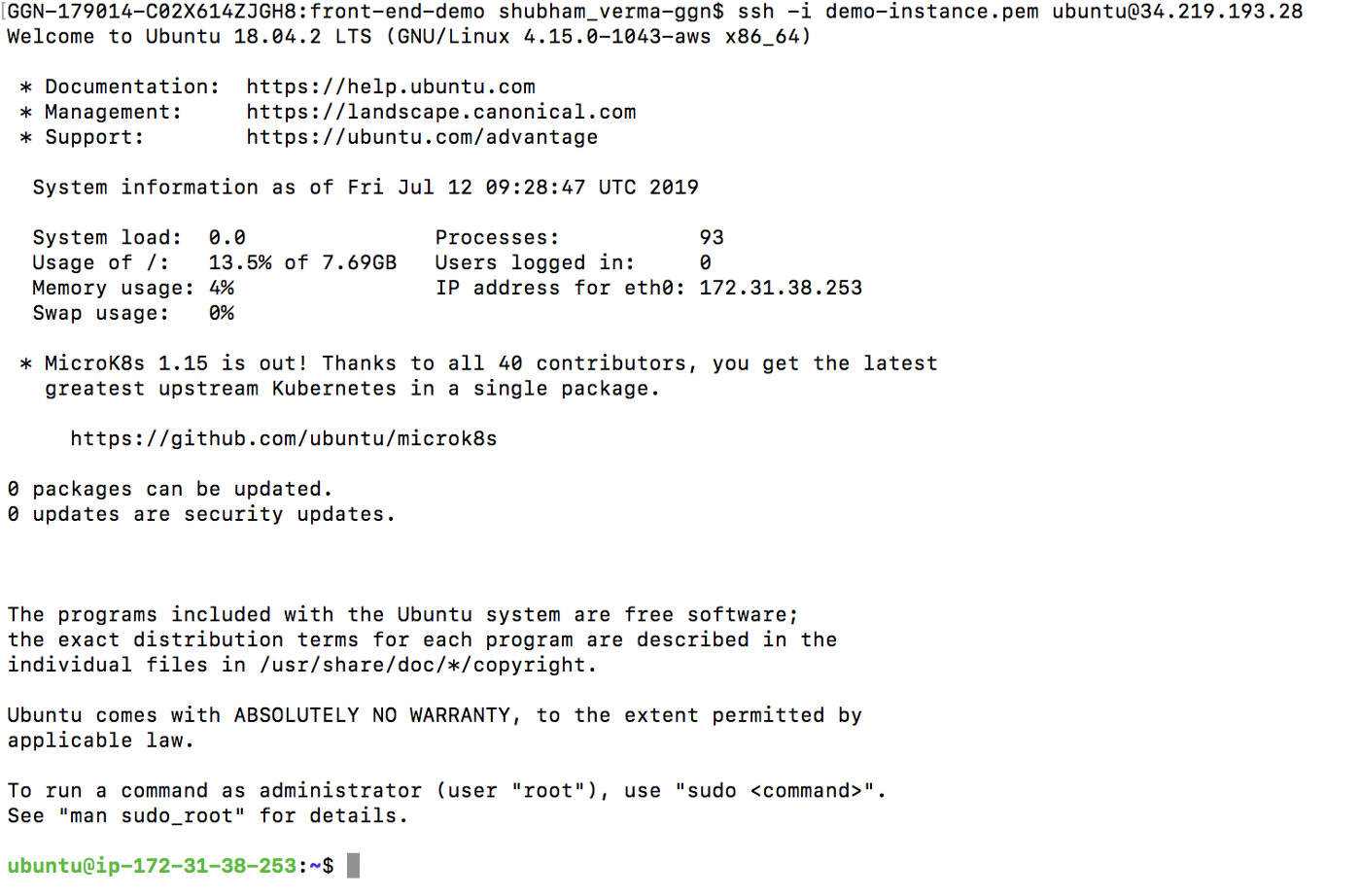 Take remote access of AWS EC2 Linux Instance/Terminal using SSH and public IP Take remote access of AWS EC2 Linux Instance/Terminal using SSH and public IP